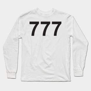 Angel number 777 Long Sleeve T-Shirt